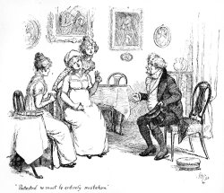 Hugh Thomson Scene From Pride And Prejudice By Jane Austen