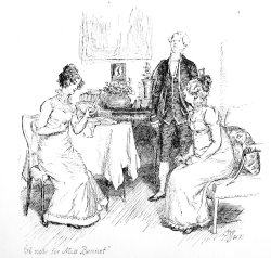Hugh Thomson Scene From Pride And Prejudice By Jane Austen