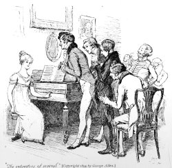 Hugh Thomson Scene From Pride And Prejudice By Jane Austen