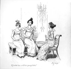 Hugh Thomson Scene From Pride And Prejudice By Jane Austen