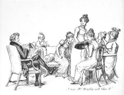 Hugh Thomson Scene From Pride And Prejudice By Jane Austen