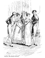 Hugh Thomson Scene From Pride And Prejudice By Jane Austen