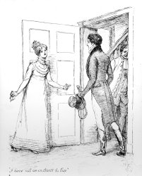 Hugh Thomson Scene From Pride And Prejudice By Jane Austen