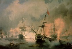 Ivan Konstantinovich Aivazovsky The Battle of Navarino
