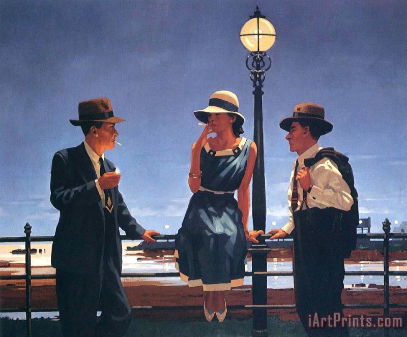 The Game of Life painting - Jack Vettriano The Game of Life Art Print