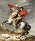 Bonaparte Crossing The Grand Saint-bernard Pass by Jacques Louis David