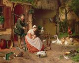 Farmyard Scene by Jan David Cole