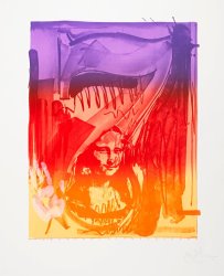 Jasper Johns Figure 7, From Color Numeral Series