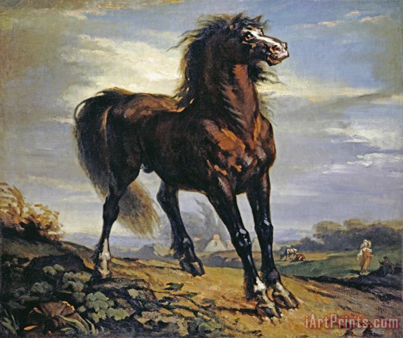 The Horse painting - Jean-Francois Millet The Horse Art Print