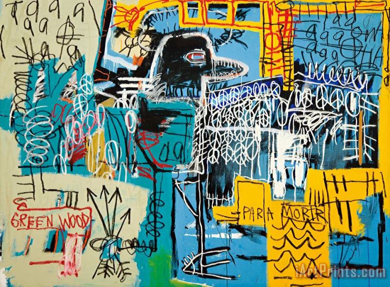 Jean-michel Basquiat Bird on Money Art Print