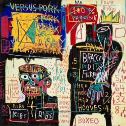 Jean-michel Basquiat The Italian Version of Popeye Has No Pork in His Diet, 1982