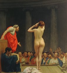 Jean Leon Gerome A Roman Slave Market