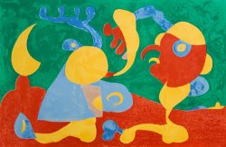 Joan Miro The Nobles at The Trapdoor Ii, From Series for King Ubu, 1966