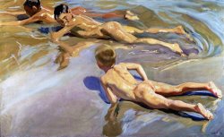 Joaquin Sorolla y Bastida Children on the Beach
