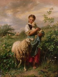 Johann Baptist Hofner The Shepherdess