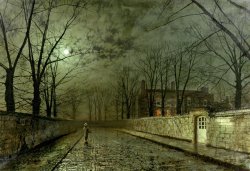 John Atkinson Grimshaw Silver Moonlight