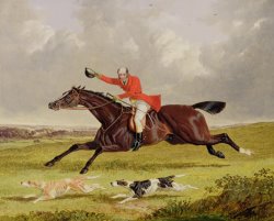 John Frederick Herring Snr Encouraging Hounds