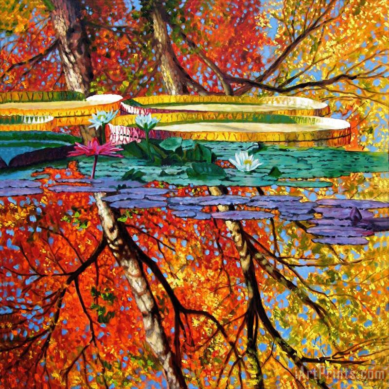 John Lautermilch Fall Reflections Art Print