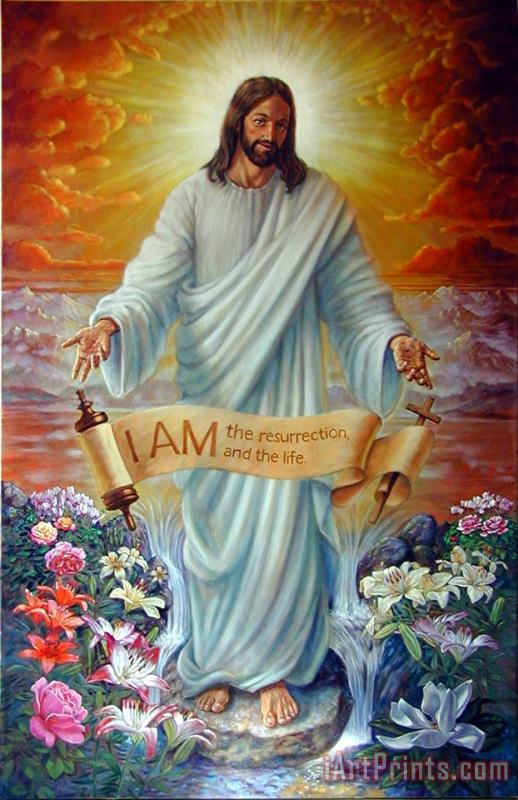 John Lautermilch I AM the Resurrection Art Print