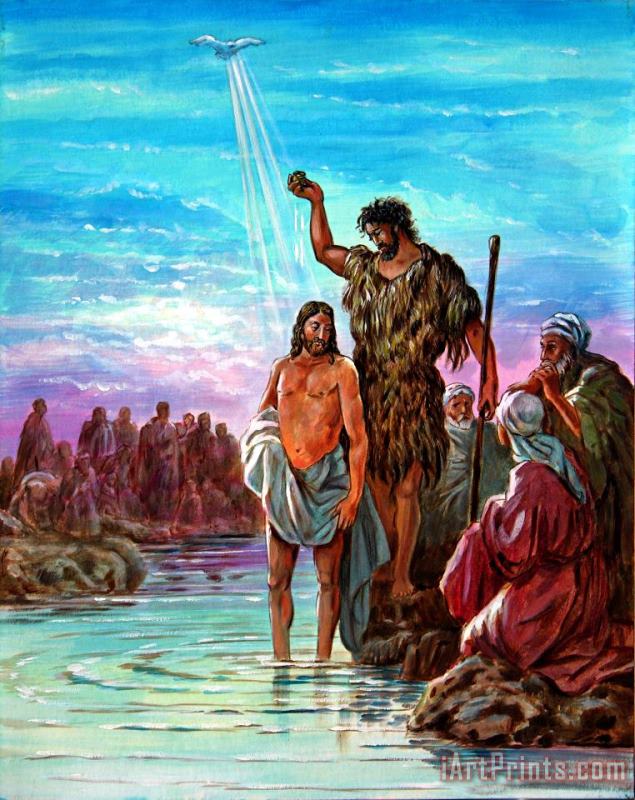 John Lautermilch The Baptism of Jesus Art Print