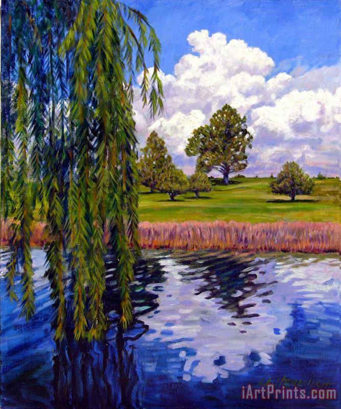 John Lautermilch Weeping Willow - Brush Colorado Art Print