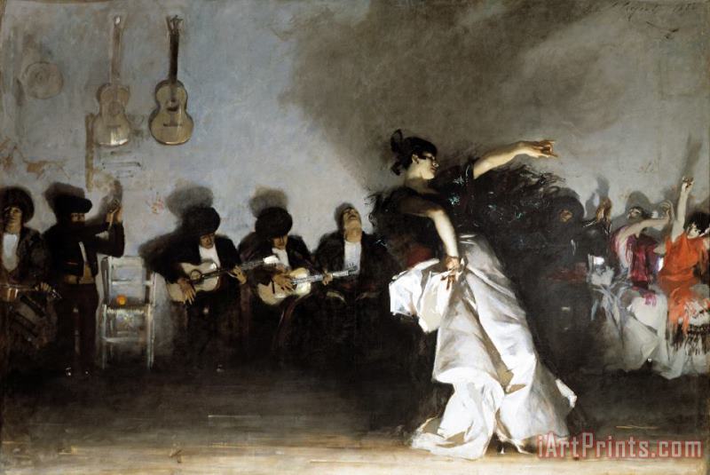 El Jaleo painting - John Singer Sargent El Jaleo Art Print