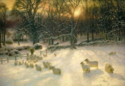 Joseph Farquharson The Shortening Winters Day is Near a Close