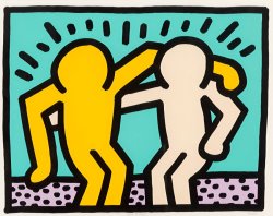 Keith Haring Best Buddies, 1990