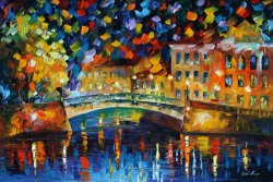 Leonid Afremov Magical Bridge
