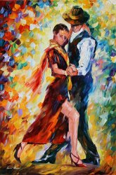 Leonid Afremov Romantic Tango
