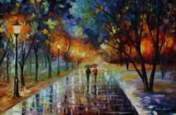 Leonid Afremov Winter Park