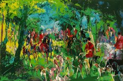 Leroy Neiman Chateau Hunt