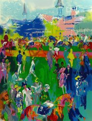 Leroy Neiman Derby Day Paddock
