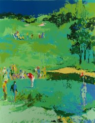 Leroy Neiman Golf Landscape