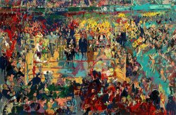 Leroy Neiman Introduction of The Champions at Madison Square Garden