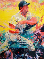 Leroy Neiman Mickey Mantle