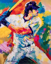 Leroy Neiman Mike Piazza