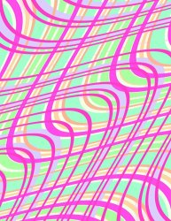 Louisa Knight Swirly Check