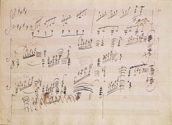 Ludwig van Beethoven Score sheet of Moonlight Sonata