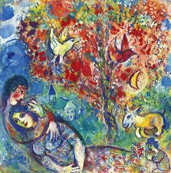 Marc Chagall Die Verliebten