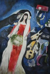 Marc Chagall La Mariee