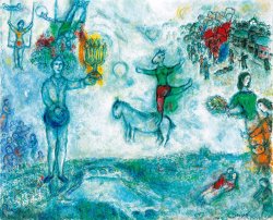 Marc Chagall Paysage De Paris, 1978