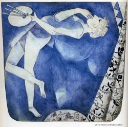 Marc Chagall The Painter to The Moon 1917