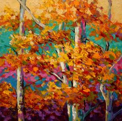 Marion Rose Abstract Autumn III