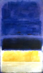 Mark Rothko Untitled Blue Dark Blue Yellow