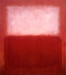 Mark Rothko White Over Red