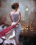 Lady in London by Mark Spain