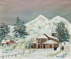 Maurice Utrillo Effet De Neige Ou Eglise Sous La Neige, 1925