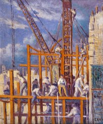 Maximilien Luce The Building Sites of Paris, Boulevard De La Madeleine,