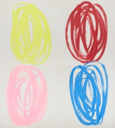 Michel Majerus Mom Block No. 3, 1996